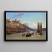 Race of Chariots - Jean-Léon Gérôme — framed artwork on a wall