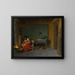 The Shivering Members of Cupid, the Hot Coals - Jean-Léon Gérôme — framed artwork on a wall
