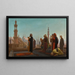 Prayer of the Evening in Cairo - Jean-Léon Gérôme — framed artwork on a wall