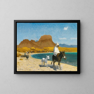Gulf of Aqaba - Jean-Léon Gérôme — framed artwork on a wall