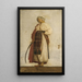 Personnage symbolisant la Turquie - Jean-Léon Gérôme — framed artwork on a wall
