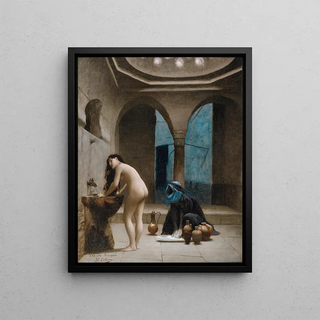 JeanLon Grme - Study For A Maure Bath Turkish Woman In The Bath.webp
