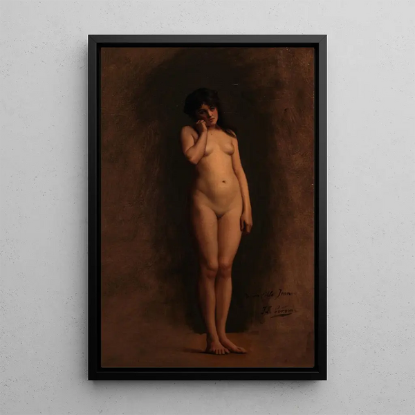 Study for the Slave Market in Ancient Rome - Jean-Léon Gérôme — framed artwork on a wall