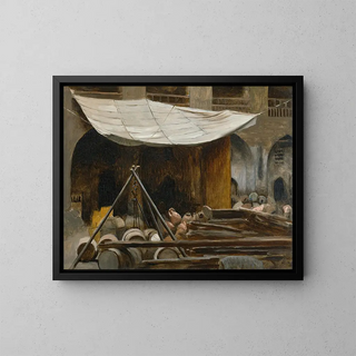 The Acre Citadel - Jean-Léon Gérôme — framed artwork on a wall