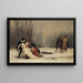 The Duel after the masked ball - Jean-Léon Gérôme — framed artwork on a wall