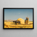 Les batteurs de grain en Égypte - Jean-Léon Gérôme — framed artwork on a wall