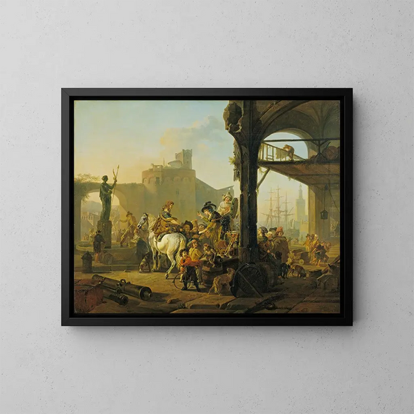 L'Élixir - Jean-Louis Demarne — framed artwork on a wall