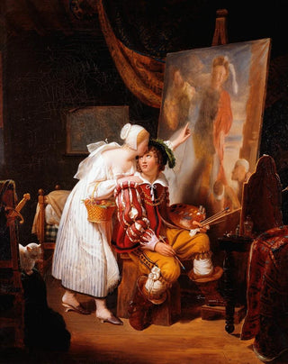 JeanLouis Ducis - Van Dyck peignant son premier tableau.webp