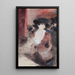 At the Theater Fireplace - Jean-Louis Forain — framed artwork on a wall