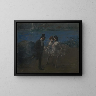 Dancers - Jean-Louis Forain — framed artwork on a wall