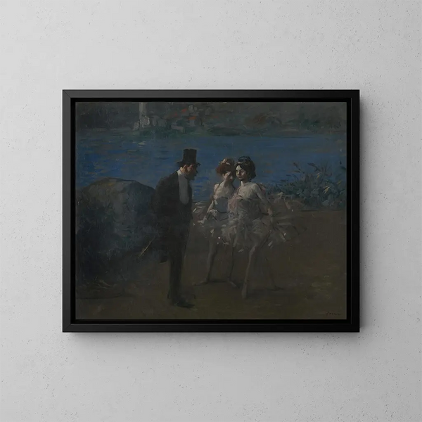 Dancers - Jean-Louis Forain — framed artwork on a wall