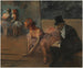 Danseuse et admirateur derrière la scène - Jean-Louis Forain — artwork view