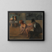 Danseuse et admirateur derrière la scène - Jean-Louis Forain — framed artwork on a wall