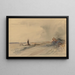 Land of Destruction - Jean-Louis Forain — framed artwork on a wall