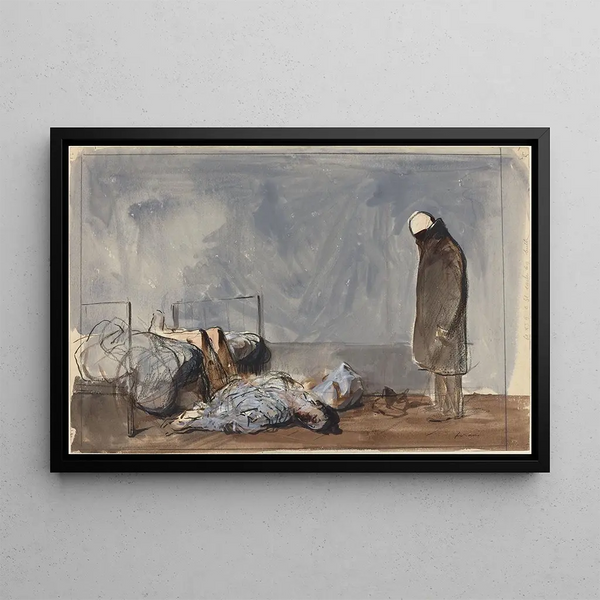 Elles étaient à lacets - Jean-Louis Forain — framed artwork on a wall