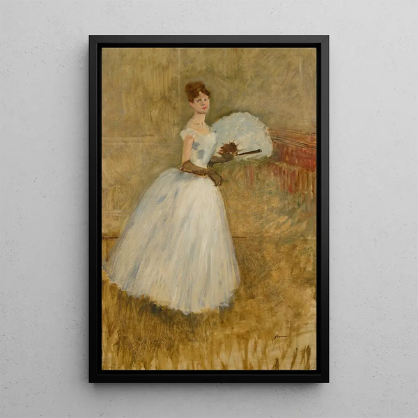 Isa Tyde, the Beautiful Irishwoman - Jean-Louis Forain — framed artwork on a wall