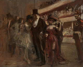 The opera scene - Jean-Louis Forain — artwork view