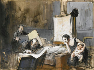 The print dealer - Jean-Louis Forain — artwork view