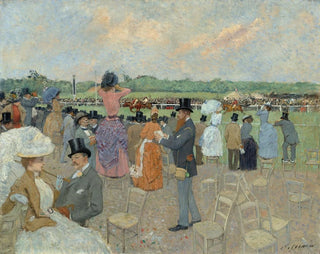Les courses à Longchamp - Jean-Louis Forain — artwork view