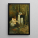 La habilleuse - Jean-Louis Forain — framed artwork on a wall