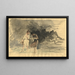 There is corn in the sea - Jean-Louis Forain — framed artwork on a wall