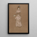 Woman in Pink Dress - Jean-Louis Forain — framed artwork on a wall
