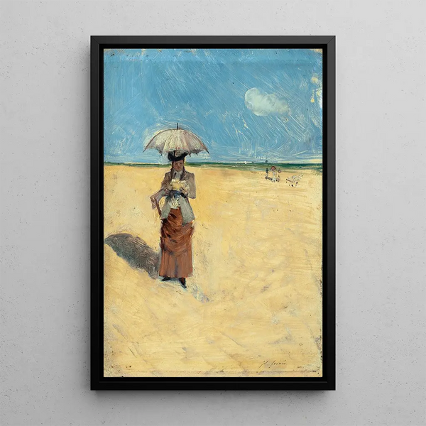 Promenade au soleil - Jean-Louis Forain — framed artwork on a wall