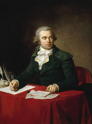 JeanLouis Laneuville - Portrait de JulesFranois Par prsident du tribunal du IVe arrondissement ministre de lIntrieur de 1793 1794.webp