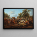 Village Festival Painting - Jean-Louis de Marne — framed artwork on a wall