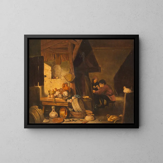 Cuisine des agriculteurs - Jean-Louis van Kuyck — framed artwork on a wall