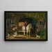 En route to the field - Jean-Louis van Kuyck — framed artwork on a wall
