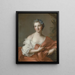 Marquise de l'Hôpital - Jean-Marc Nattier — framed artwork on a wall