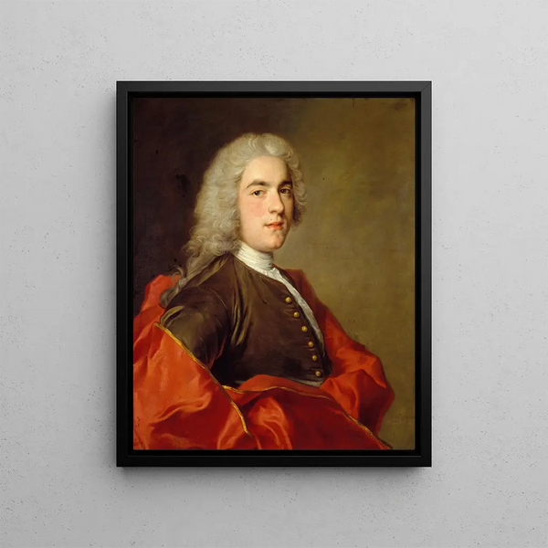 Monsieur Sarasin - Jean-Marc Nattier — framed artwork on a wall