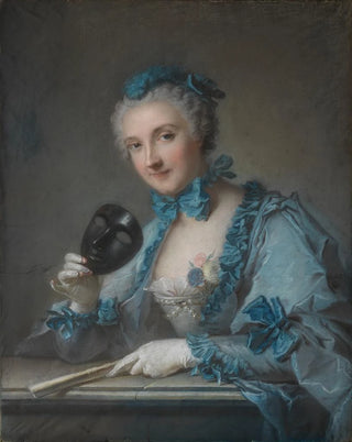 JeanMarc Nattier - Portrait of LouiseGenevive Royer.webp