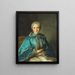 The Countess of Tillières - Jean-Marc Nattier — framed artwork on a wall
