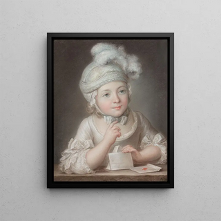 JeanMartial Frdou - Portrait denfant au chteau de cartes.webp