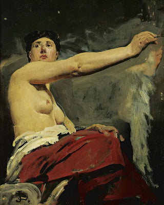 JeanPaul Laurens - Study For The Central Figure In The Ceiling Of The Palais De La Legion Dhonneur.webp