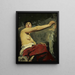 Study for the central figure of the ceiling of the Palais de la Légion d'honneur - Jean-Paul Laurens — framed artwork on a wall