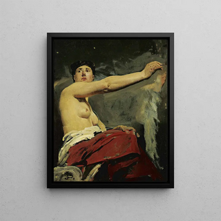 JeanPaul Laurens - Study For The Central Figure In The Ceiling Of The Palais De La Legion Dhonneur.webp