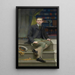 Portrait of a Young Man from the Edouardian Era - Jean-Pierre-Charles de Chabannes La Palice — framed artwork on a wall
