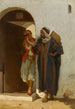 A gift - Jean-Raymond-Hippolyte Lazerges — framed artwork on a wall