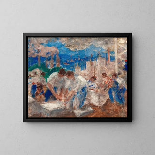 The Work of Men - Jean Adler — framed artwork on a wall