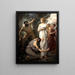 Ulysses and Nausicaa - Jean Alfred Marioton — framed artwork on a wall