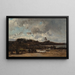 at the edge of the pond, Lacanau - Jean Amédée Baudit — framed artwork on a wall