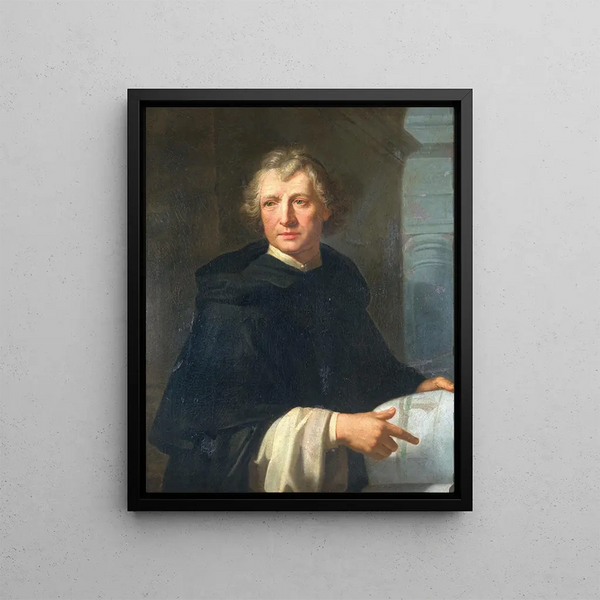 Le Frère François Romain 1646-1735 - Jean André — framed artwork on a wall
