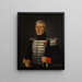 Portrait of Lieutenant René-Henri Drouet - Jean Antoine Théodore Giroust — framed artwork on a wall
