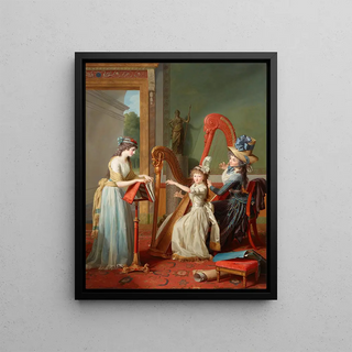 Jean Antoine Thodore Giroust - The Harp Lesson.webp
