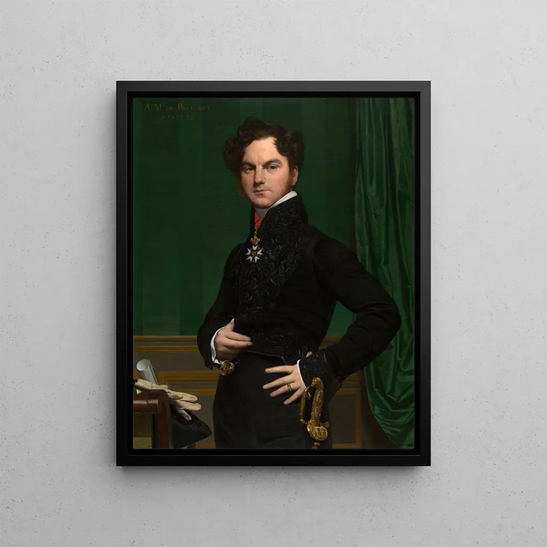 Amédée-David le comte de Pastoret - Jean-Auguste-Dominique Ingres — framed artwork on a wall