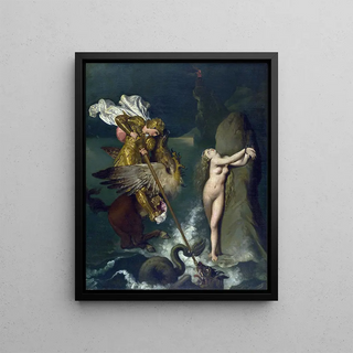 Jean Auguste Dominique Ingres - Angelica saved by Ruggiero.webp