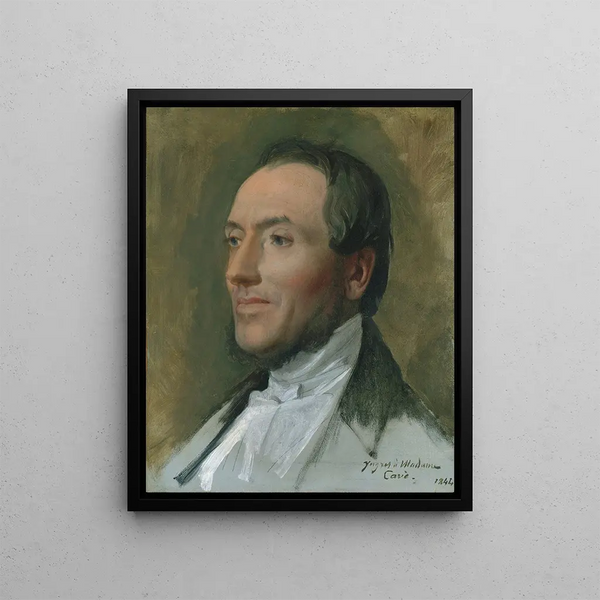 Edmond Cavé 1794-1852 - Jean-Auguste-Dominique Ingres — framed artwork on a wall